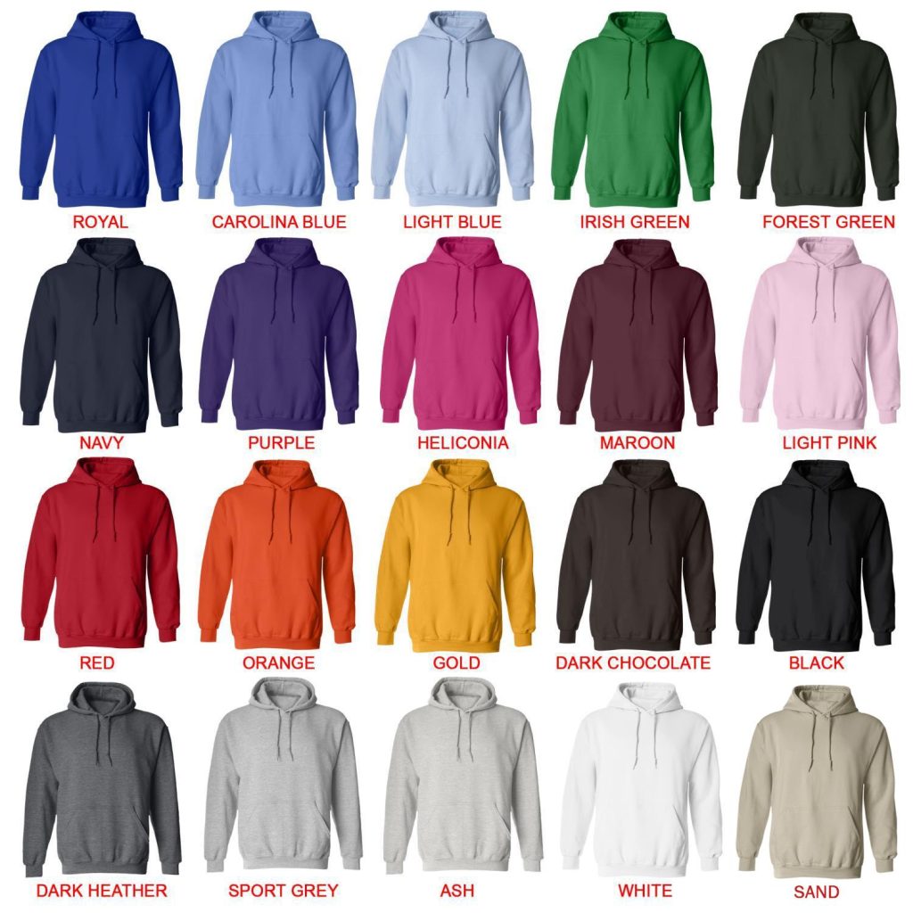 hoodie color chart - Genshin Merch