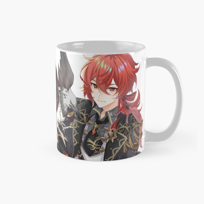 Genshin Impact Diluc Ragnvindr Mug - Genshin Merch